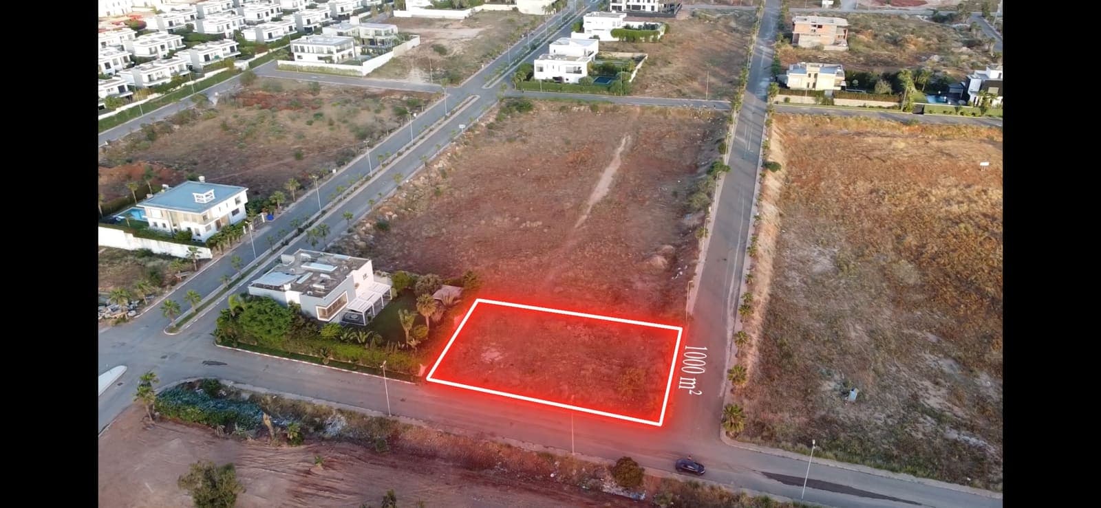Terrain au Coin 1000 m² - Dar bouazza